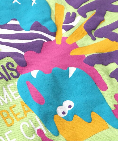 BREEZE（ブリーズ）の「バックプリントPOPお菓子Tシャツ（Tシャツ/カットソー・キッズ・キャメル/ブラック/ライム/オフホワイト・90/100/110/120/80/130/140）」の11枚目の写真