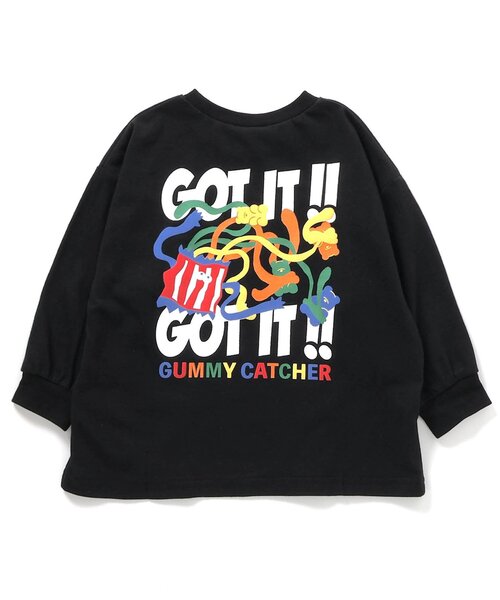 BREEZE（ブリーズ）の「バックプリントPOPお菓子Tシャツ（Tシャツ/カットソー・キッズ・キャメル/ブラック/ライム/オフホワイト・90/100/110/120/80/130/140）」の17枚目の写真