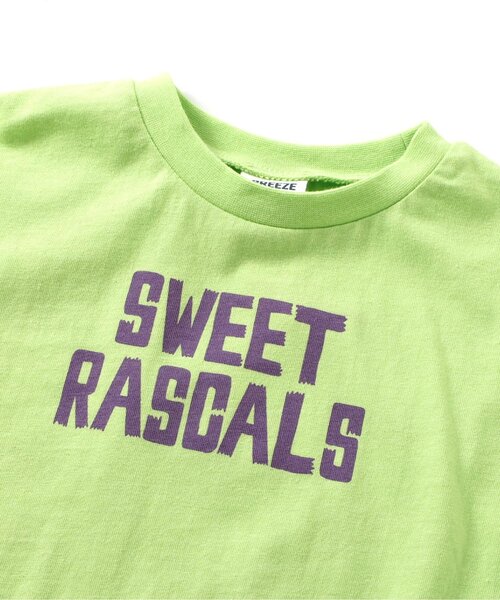 BREEZE（ブリーズ）の「バックプリントPOPお菓子Tシャツ（Tシャツ/カットソー・キッズ・キャメル/ブラック/ライム/オフホワイト・90/100/110/120/80/130/140）」の22枚目の写真