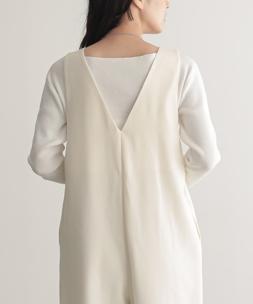 for/c(フォーシー)の「裾ドロストバルーンサロペット【サスティナブル】(サロペット/オーバーオール・レディース・アイボリー/ブラック・M/L)」の14枚目の写真