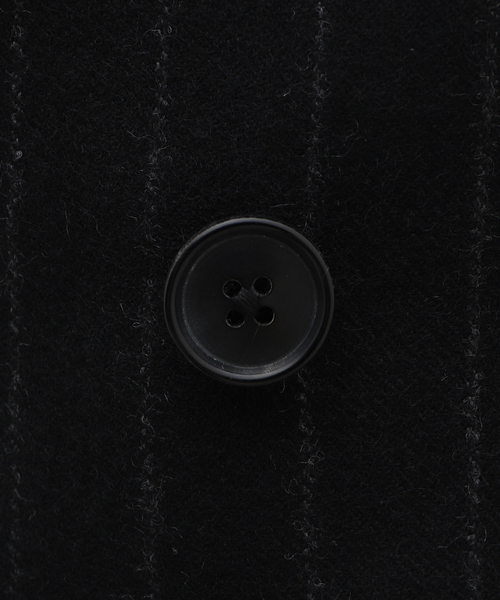 EDIFICE（エディフィス）の「HUSBANDS(ハズバンズ) Double Jacket Scottish wool（テーラードジャケット・メンズ・ブラック・48）」の12枚目の写真