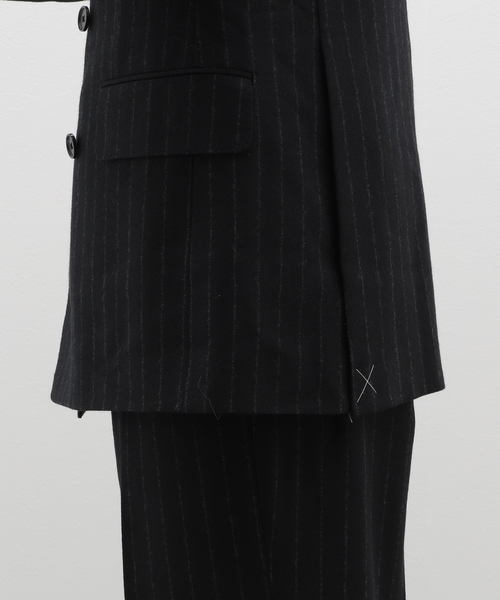 EDIFICE（エディフィス）の「HUSBANDS(ハズバンズ) Double Jacket Scottish wool（テーラードジャケット・メンズ・ブラック・48）」の13枚目の写真