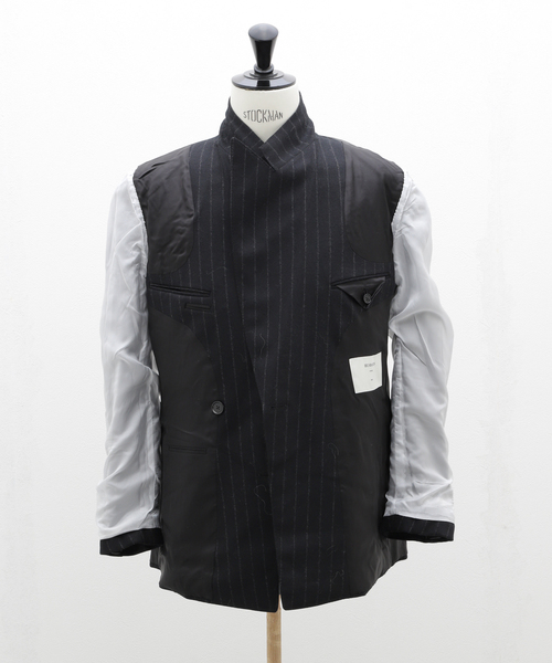 セール】HUSBANDS(ハズバンズ) Double Jacket Scottish wool セール】HUSBANDS(ハズバンズ) Double Jacket Scottish wool