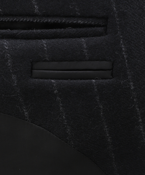 EDIFICE（エディフィス）の「HUSBANDS(ハズバンズ) Double Jacket Scottish wool（テーラードジャケット・メンズ・ブラック・48）」の18枚目の写真