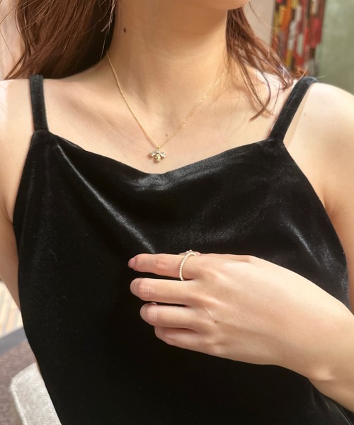 ciite'（シーテ）の「grain pearl ring（リング・レディース・ゴールド・FREE）」の4枚目の写真