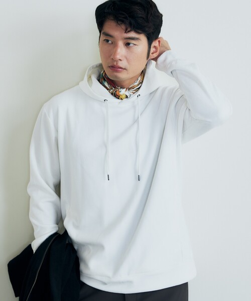 THE SHOP TK （ザ ショップ ティーケー ）の「◆杢スウェードタッチパーカー（パーカー・メンズ・ボルドー/ネイビー/グレー/オフホワイト/ブラウン系その他・04/03/02）」の7枚目の写真