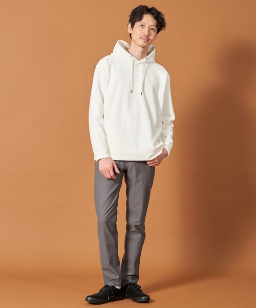 THE SHOP TK （ザ ショップ ティーケー ）の「◆杢スウェードタッチパーカー（パーカー・メンズ・ボルドー/ネイビー/グレー/オフホワイト/ブラウン系その他・04/03/02）」の12枚目の写真