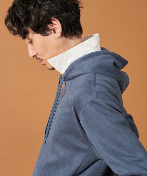 THE SHOP TK （ザ ショップ ティーケー ）の「◆杢スウェードタッチパーカー（パーカー・メンズ・ボルドー/ネイビー/グレー/オフホワイト/ブラウン系その他・04/03/02）」の21枚目の写真