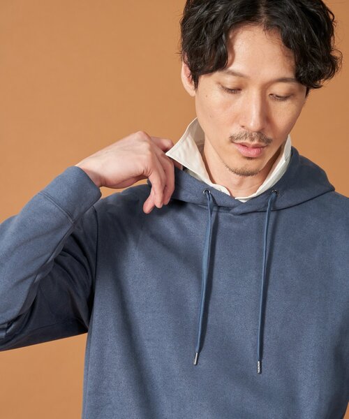 THE SHOP TK （ザ ショップ ティーケー ）の「◆杢スウェードタッチパーカー（パーカー・メンズ・ボルドー/ネイビー/グレー/オフホワイト/ブラウン系その他・04/03/02）」の22枚目の写真