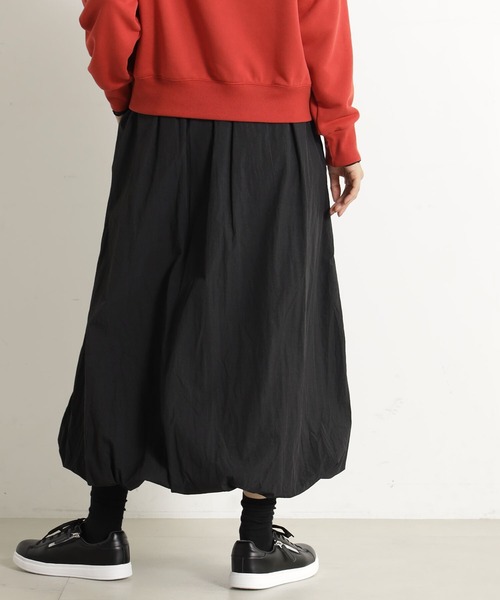 FOUND GOOD（ファウンドグッド）の「バルーンスカート（スカート・レディース・グリーン系8/アイボリー/ブラック・M/S/L）」の5枚目の写真