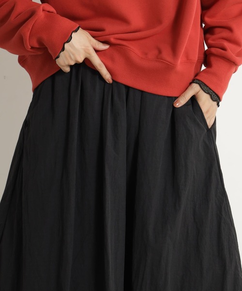 FOUND GOOD（ファウンドグッド）の「バルーンスカート（スカート・レディース・グリーン系8/アイボリー/ブラック・M/S/L）」の6枚目の写真