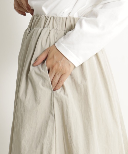 FOUND GOOD（ファウンドグッド）の「バルーンスカート（スカート・レディース・グリーン系8/アイボリー/ブラック・M/S/L）」の11枚目の写真