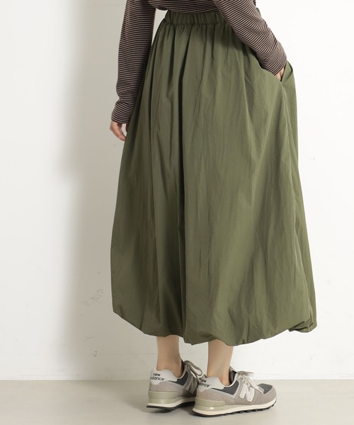 FOUND GOOD（ファウンドグッド）の「バルーンスカート（スカート・レディース・グリーン系8/アイボリー/ブラック・M/S/L）」の13枚目の写真