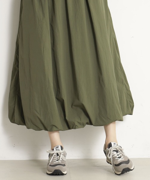 FOUND GOOD（ファウンドグッド）の「バルーンスカート（スカート・レディース・グリーン系8/アイボリー/ブラック・M/S/L）」の15枚目の写真