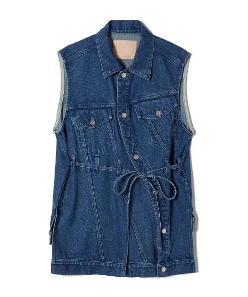 soduk wave denim jacket スドーク デニムベスト 【公式通販】 最終