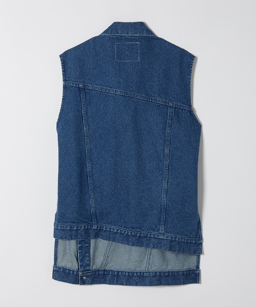 soduk（スドーク）の「【soduk】wave denim vest（ベスト・レディース・ブルー/インディゴブルー・ONE SIZE）」の15枚目の写真