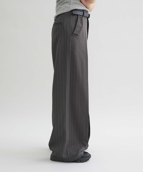 RE ARRIVAL/再入荷 tuck wide EPNK】Vertical slacks バーティカルワイドタック / パンツ