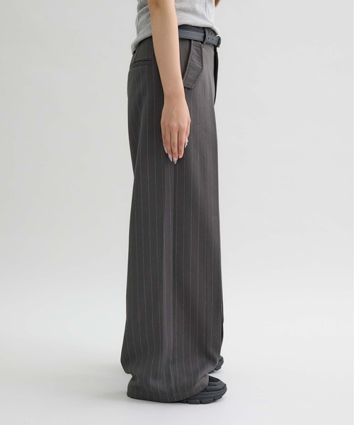 EPNK】Vertical wide tuck slacks / バーティカルワイドタック