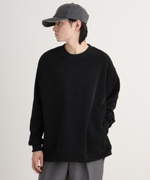 ATELANE ビックコーデュロイドローコードクルーネック