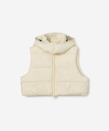 UNFIL | unfil | 〈WILD THINGS × unfil〉中綿 フード付きベスト WOMEN(ベスト)