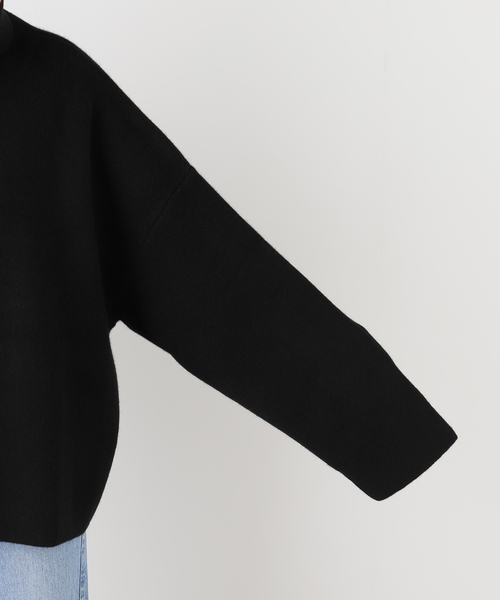 【SEEALL/シーオール】EXTRA OVER HIGH-NECK SWEATER（ニット/セーター）｜SEEALL（シーオール）
