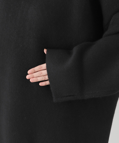 【SEEALL/シーオール】EXTRA OVER HIGH-NECK SWEATER（ニット/セーター）｜SEEALL（シーオール）