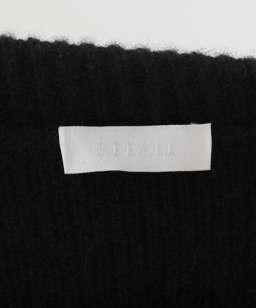 【SEEALL/シーオール】EXTRA OVER HIGH-NECK SWEATER（ニット/セーター）｜SEEALL（シーオール）