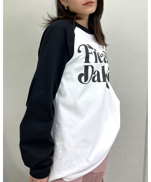 MODISH GAZE(モディシュガゼ)の「FREAK DAKE ラグランロンT(Tシャツ/カットソー・メンズ・ブラック/ネイビー/バーガンディー・MEDIUM/LARGE/X-LARGE)」の5枚目の写真