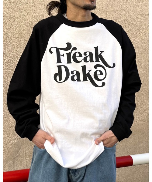 MODISH GAZE(モディシュガゼ)の「FREAK DAKE ラグランロンT(Tシャツ/カットソー・メンズ・ブラック/ネイビー/バーガンディー・MEDIUM/LARGE/X-LARGE)」の11枚目の写真