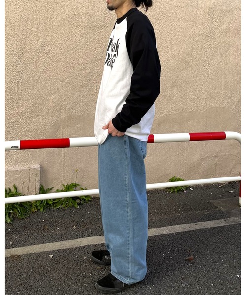 MODISH GAZE(モディシュガゼ)の「FREAK DAKE ラグランロンT(Tシャツ/カットソー・メンズ・ブラック/ネイビー/バーガンディー・MEDIUM/LARGE/X-LARGE)」の14枚目の写真