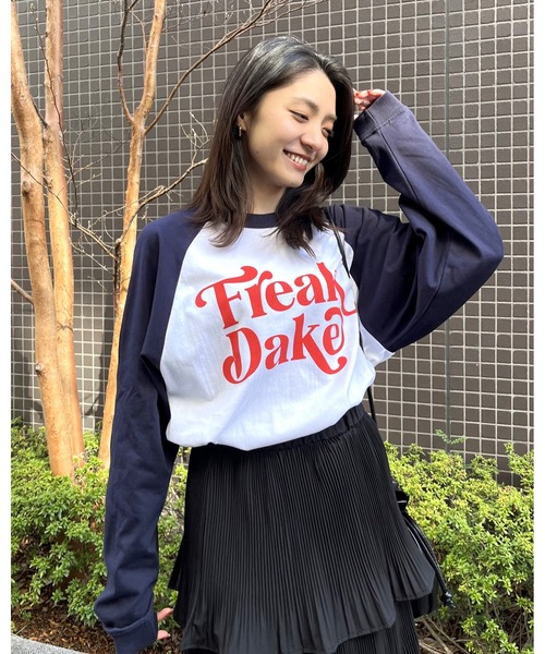 MODISH GAZE(モディシュガゼ)の「FREAK DAKE ラグランロンT(Tシャツ/カットソー・メンズ・ブラック/ネイビー/バーガンディー・MEDIUM/LARGE/X-LARGE)」の18枚目の写真