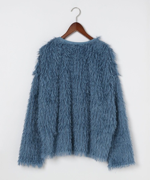 niko and...（ニコアンド）の「[MODE NORM CORE]フサフサクループルオーバー（その他トップス・レディース・ブラック/キャメル/ダークブルー・FREE）」の22枚目の写真