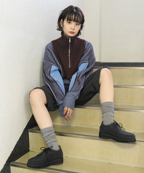 KBF（ケイビーエフ）の「モカシンデザインシューズ（その他シューズ・レディース・チャコールグレー/ベージュ・38/36/37）」の13枚目の写真