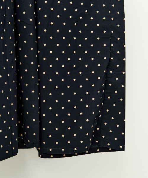 soil（ソイル）の「[SOIL/ソイル] 40Sポプリン ドットプリントシャツワンピース（ワンピース・レディース・ブラック・2）」の6枚目の写真