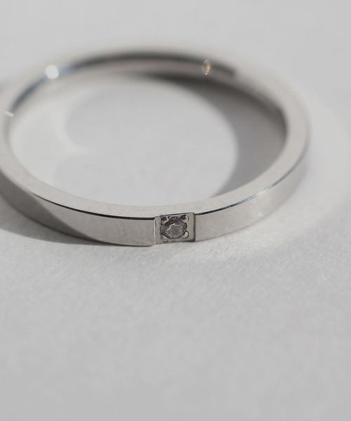 abaskdesign(アバスクデザイン)の「金属アレルギー対応 ワンポイントシンプルリング(リング・レディース・シルバー/ゴールド・14号/11号/9号)」の13枚目の写真