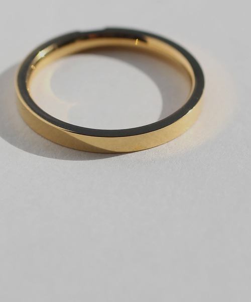 abaskdesign(アバスクデザイン)の「金属アレルギー対応 ワンポイントシンプルリング(リング・レディース・シルバー/ゴールド・14号/11号/9号)」の15枚目の写真