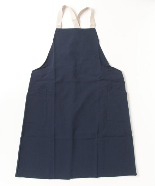 配色ギャザーバッククロスエプロン(ノンアイロン)（エプロン）｜COCO WALK（ココウォーク）