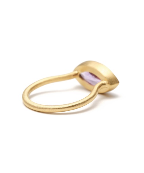 S925 SINGLE STONE MATT RING -AMETHYST-（リング）｜TOME JEWELRY（トームジュエリー）
