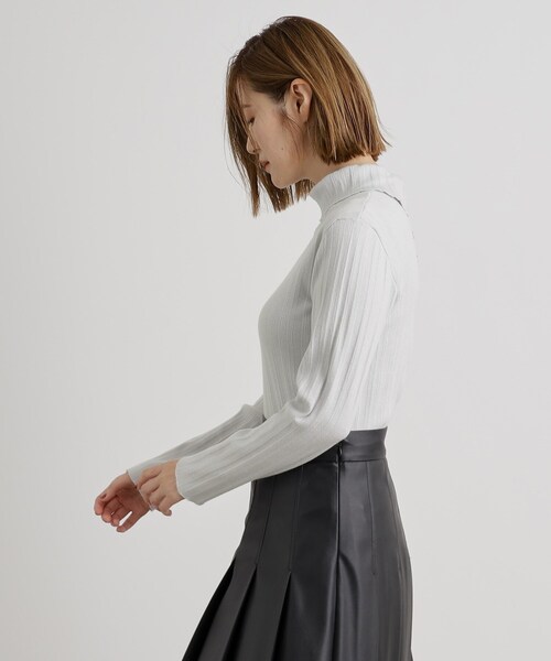 grove（グローブ）の「◆【雑誌掲載】アンジェリーナランダムリブプルオーバー（ニット/セーター・レディース・ピンク/ライトグレー/ダークグレー/オフホワイト・02/03/01/04/05）」の9枚目の写真