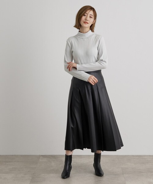 grove（グローブ）の「◆【雑誌掲載】アンジェリーナランダムリブプルオーバー（ニット/セーター・レディース・ピンク/ライトグレー/ダークグレー/オフホワイト・02/03/01/04/05）」の11枚目の写真