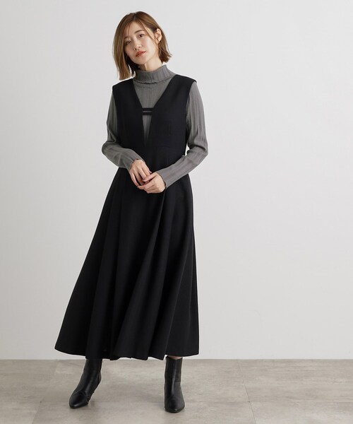 grove（グローブ）の「◆【雑誌掲載】アンジェリーナランダムリブプルオーバー（ニット/セーター・レディース・ピンク/ライトグレー/ダークグレー/オフホワイト・02/03/01/04/05）」の16枚目の写真