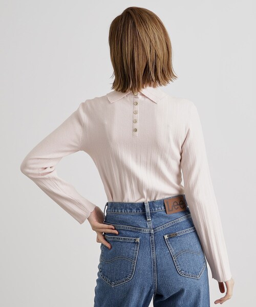 grove（グローブ）の「◆【雑誌掲載】アンジェリーナランダムリブプルオーバー（ニット/セーター・レディース・ピンク/ライトグレー/ダークグレー/オフホワイト・02/03/01/04/05）」の19枚目の写真