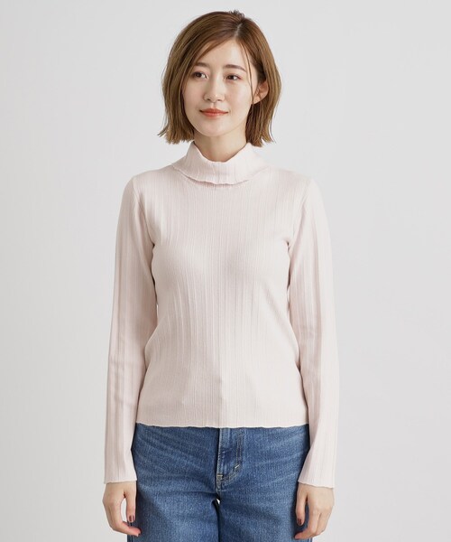 grove（グローブ）の「◆【雑誌掲載】アンジェリーナランダムリブプルオーバー（ニット/セーター・レディース・ピンク/ライトグレー/ダークグレー/オフホワイト・02/03/01/04/05）」の22枚目の写真