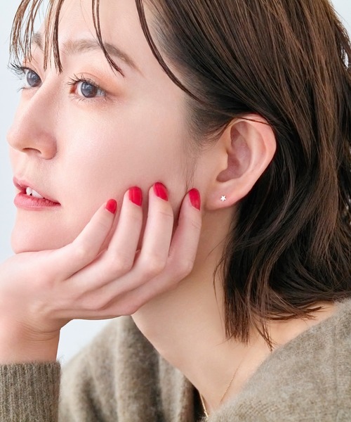 Phoebe(フィービィー)の「【K10】プチスターモチーフピアス(片耳)/BOX付き(ピアス(片耳用)・レディース・ゴールド系2/ゴールド系1/ゴールド系3・FREE)」の6枚目の写真