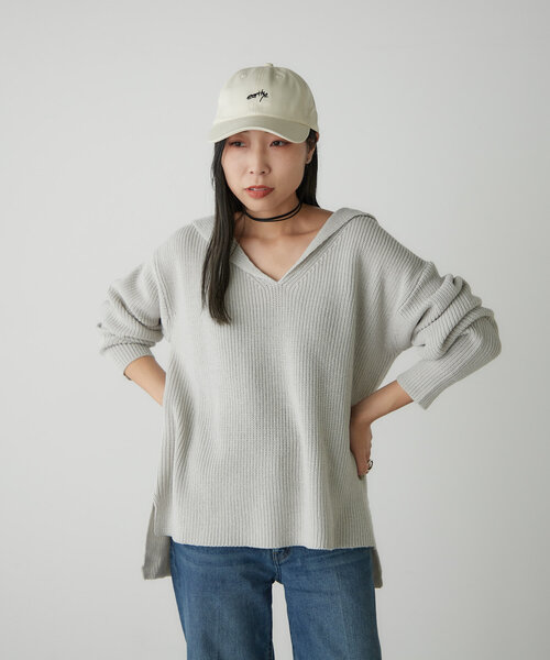 earthy（アーシー）の「earthy 刺繍ロゴCAP（キャップ・レディース・アイボリー/ブラック/モカ/キャメル・FREE）」の8枚目の写真