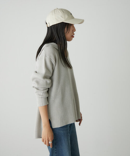 earthy（アーシー）の「earthy 刺繍ロゴCAP（キャップ・レディース・アイボリー/ブラック/モカ/キャメル・FREE）」の12枚目の写真