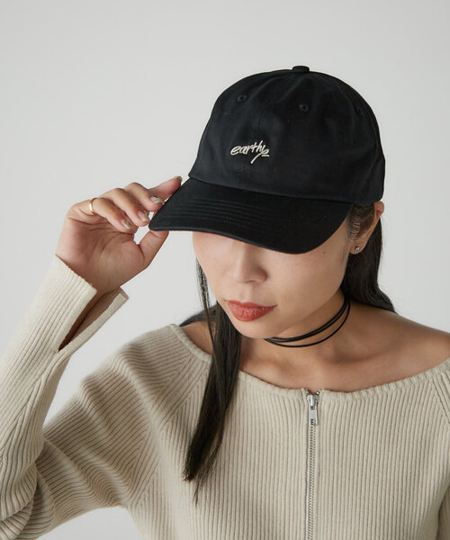 earthy（アーシー）の「earthy 刺繍ロゴCAP（キャップ・レディース・アイボリー/ブラック/モカ/キャメル・FREE）」の15枚目の写真