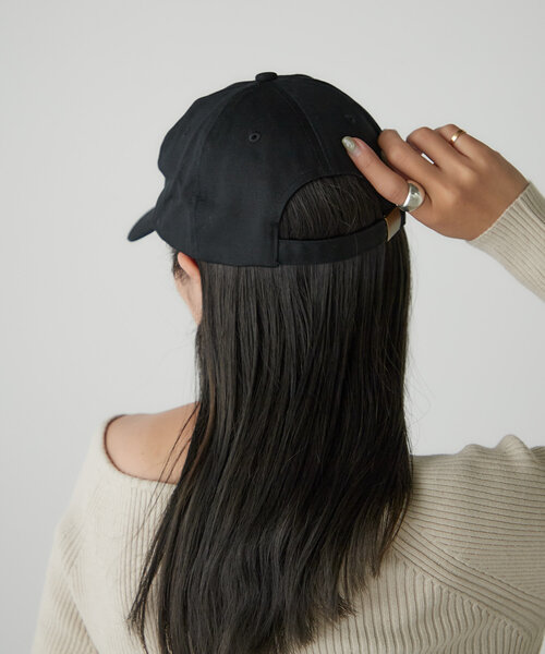 earthy（アーシー）の「earthy 刺繍ロゴCAP（キャップ・レディース・アイボリー/ブラック/モカ/キャメル・FREE）」の16枚目の写真