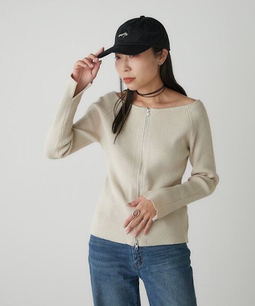 earthy（アーシー）の「earthy 刺繍ロゴCAP（キャップ・レディース・アイボリー/ブラック/モカ/キャメル・FREE）」の19枚目の写真