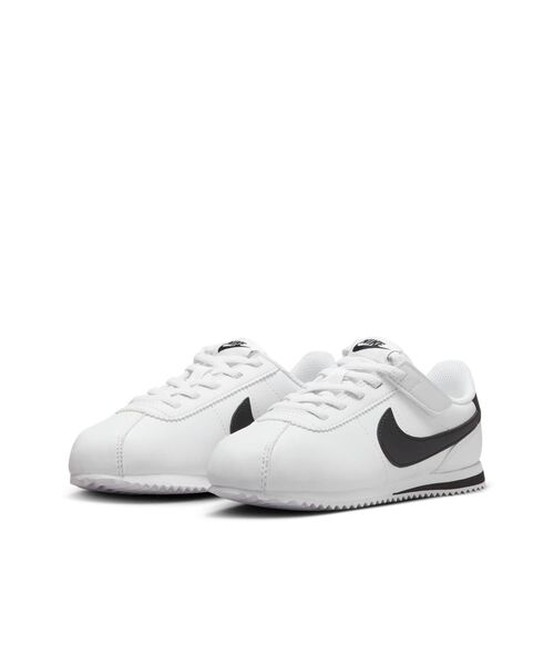 NIKE（ナイキ）の「《親子コーデ対応商品》ナイキ コルテッツ イージーオン リトルキッズシューズ / Nike Cortez EasyOn Little Kids' Shoes DM0951-108 White（スニーカー・キッズ・ホワイト・16.5/17/17.5/18/18.5/19/19.5/14/15 /16）」の8枚目の写真